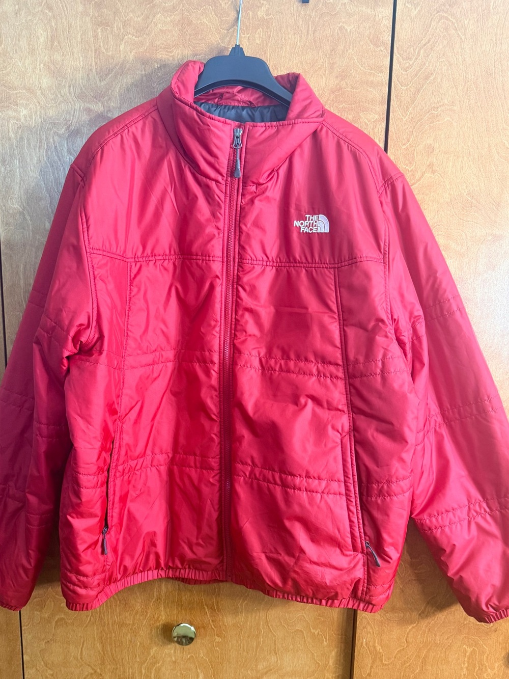 The North Face Kids Red Lightweight Puffer Jacket